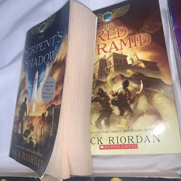 The Heroes of Olympus And The King Chronicles Set Of 6 Paperback Rick Riordan - Picture 3 of 12